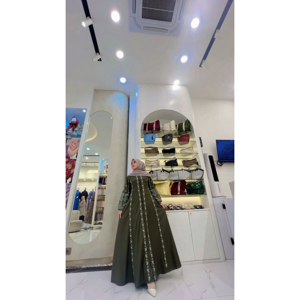 gamis madinah bordir