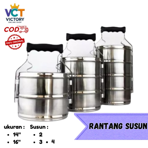 Rantang Susun/Rantang Stainless Susun 2/Susun 3/Susun 4/Rantang Makan Kitchenware