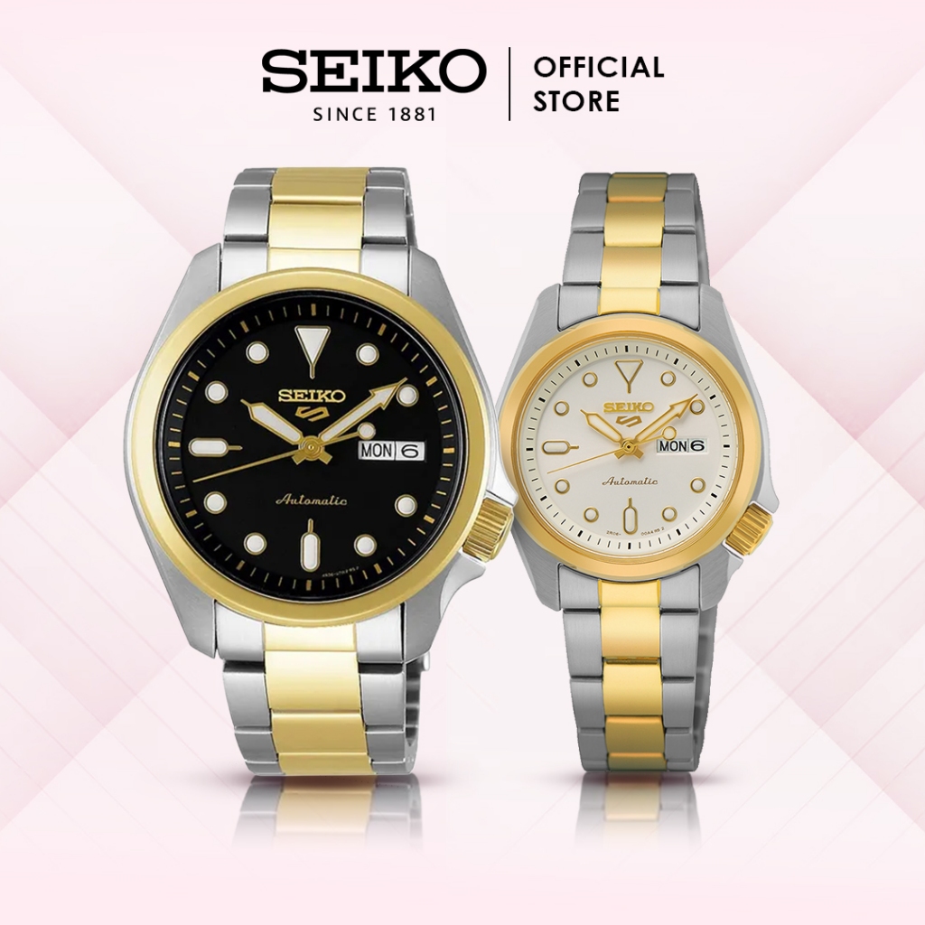 Jam Tangan Couple Seiko 5 Sports SRPE60K1 & SRE004K1 Automatic