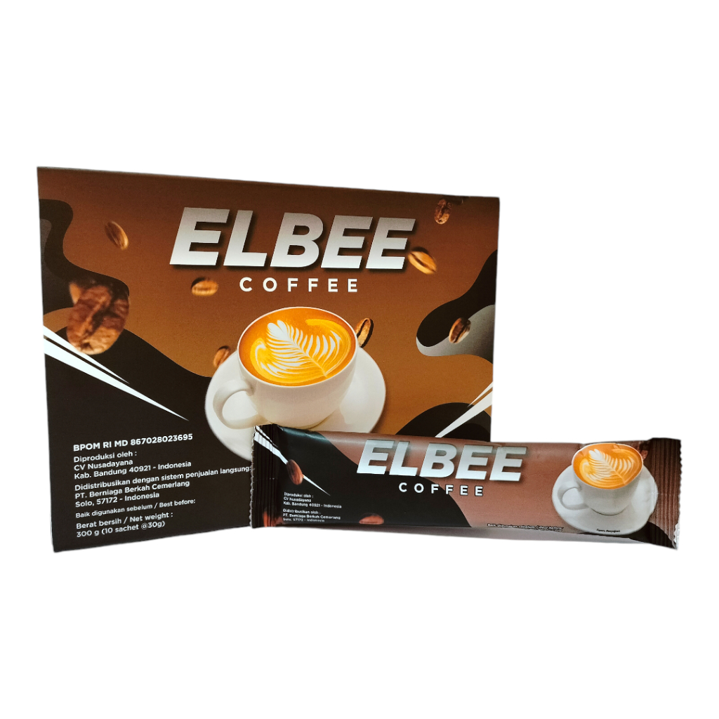 Kopi Elbee Bestamina 1 Box Isi 10 Sachet Bpom
