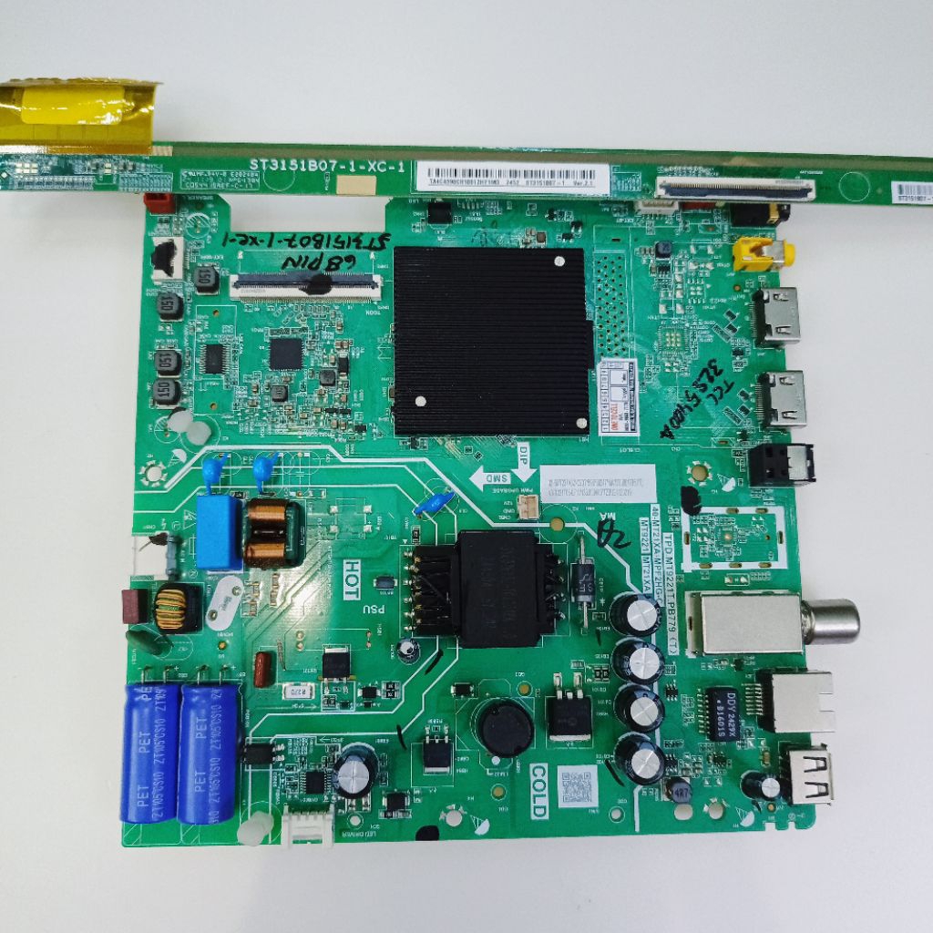 MAINBOARD TV TCL 32S5400A panel ST315 - MB TC 32S5400A - MOBO TV TCL 32S5400A - MOTHERBOARD RV TCL 3