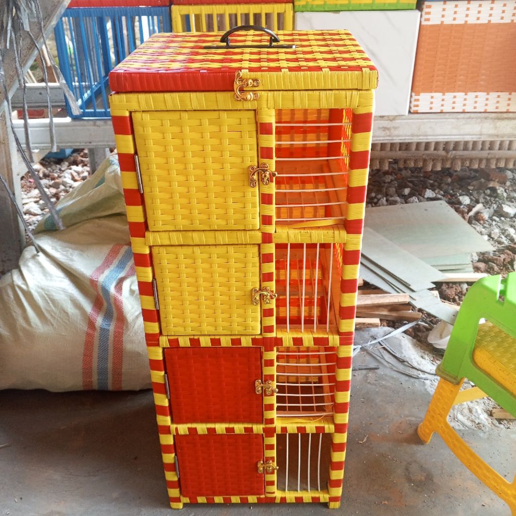 kandang gabur merpati rotan sintetis/kandang merpati