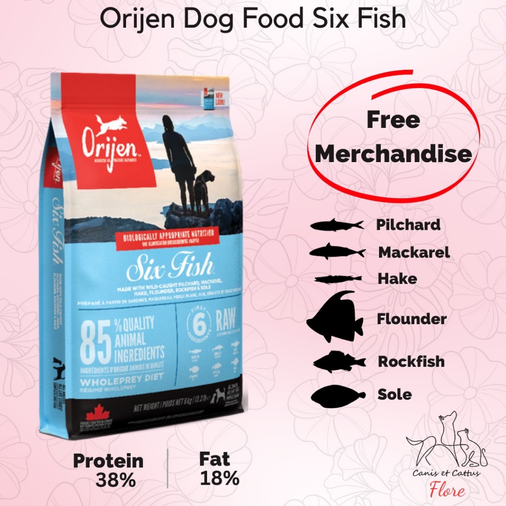 Orijen Dog Food Six Fish 6 kg
