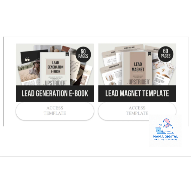 110 Lead magnet Canva Template Produk Digital PLR 2026