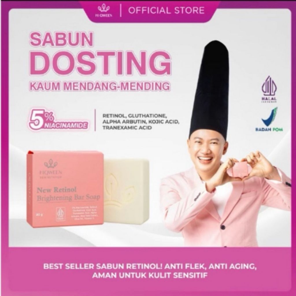 [READY] SABUN NEW RETINOL HIQWEEN VIRAL
