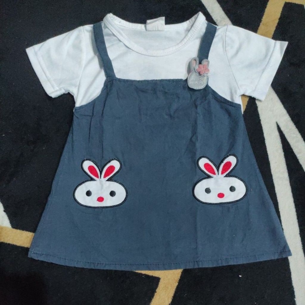DRESS ANAK BAYI KELINCI - SENSEN KIDS -  (PL-PERNAH DIPAKAI)