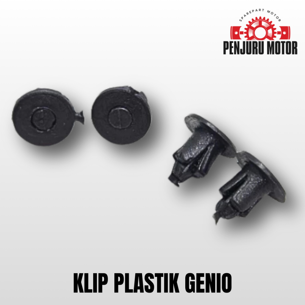 BAUT + KLIP PLASTIK GENIO - BAUT KLIP KANCING BODY RIVET PLASTIK