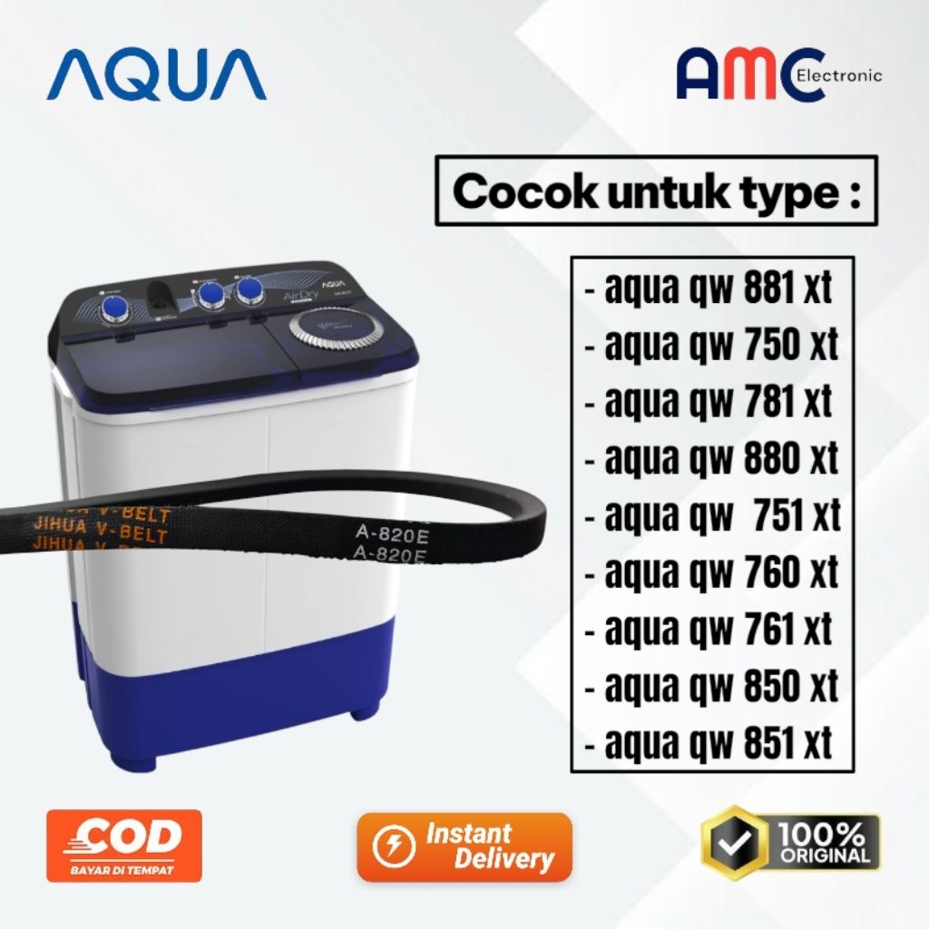 VANT BELT V BELT MESIN CUCI A820E V-BELT MESIN CUCI SANYO AQUA VANBEL MESIN CUCI SANYO Van Belt / V 