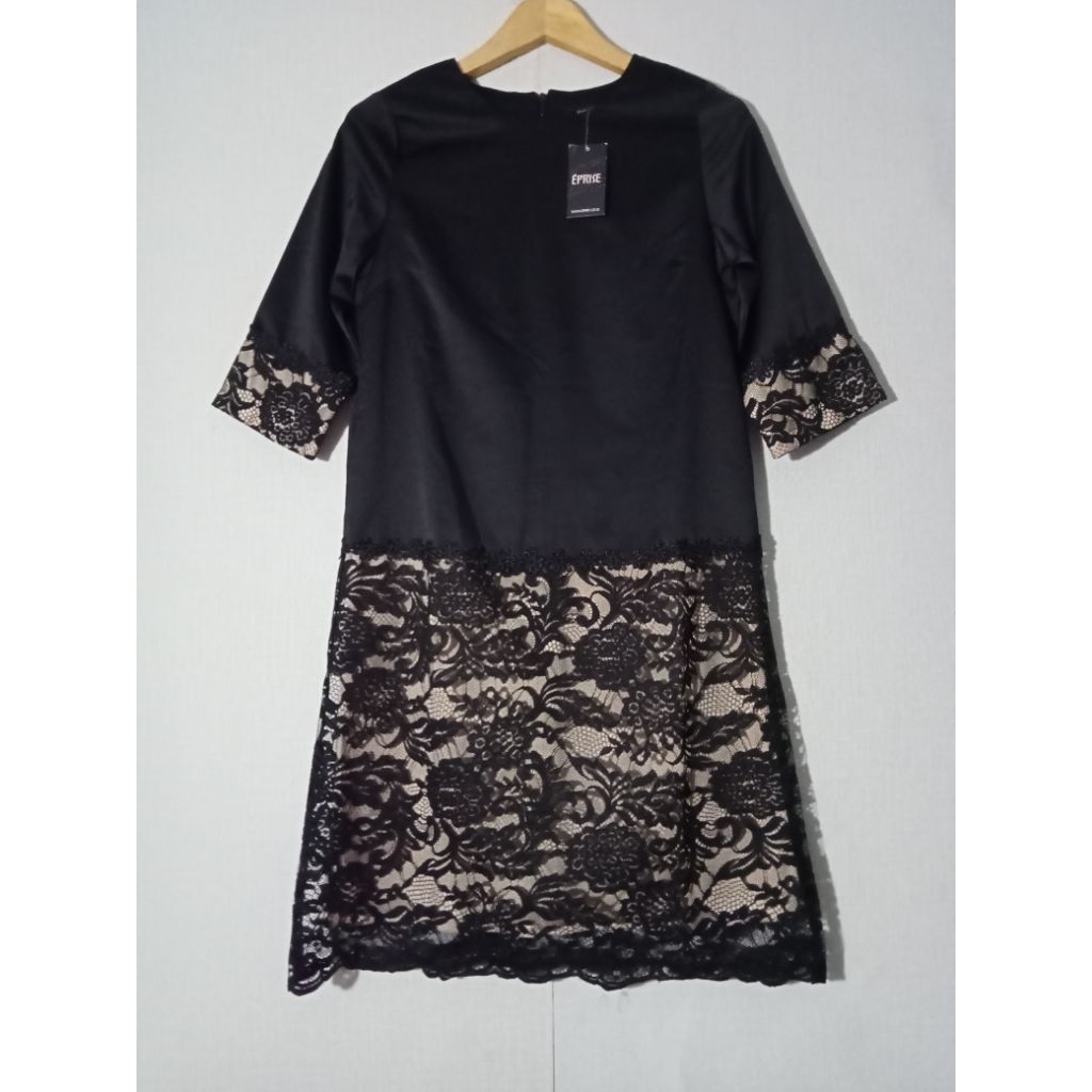 Eprise - Dress Brokat Kombinasi Size S, M