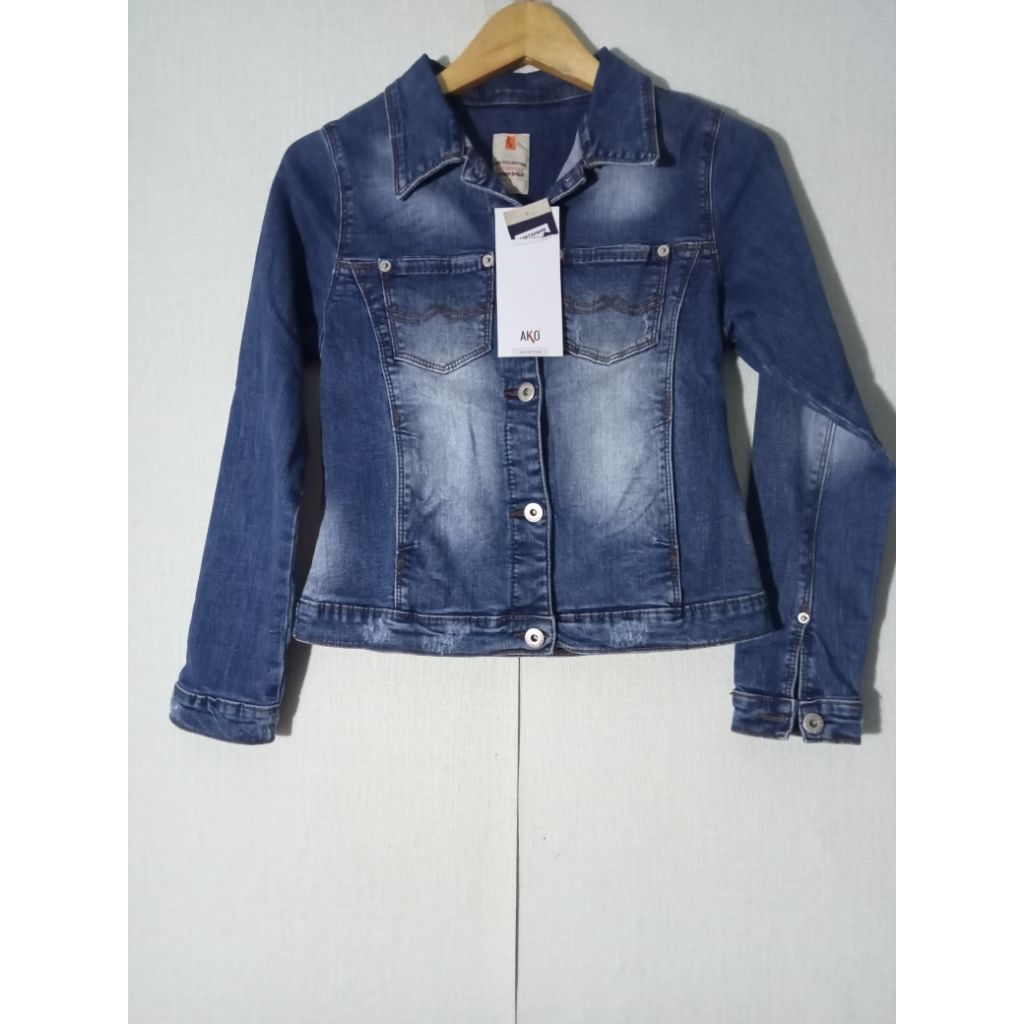 Ako - Jacket Jeans Stretchy Size S