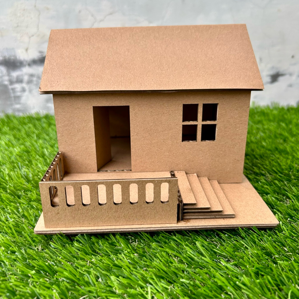 Maket Miniatur Rumah Minimalis Dari Kardus Miniatur Rumah Minimalis Prakarya miniatur rumah kardus