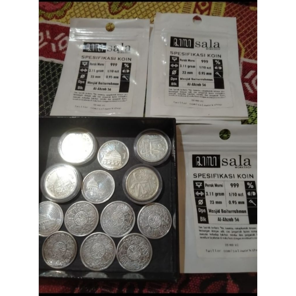 Koin 1 Dirham Perak IMN