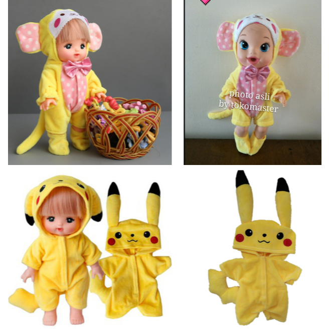 Baju mellchan mell chan boneka  impor baju boneka impor lucu