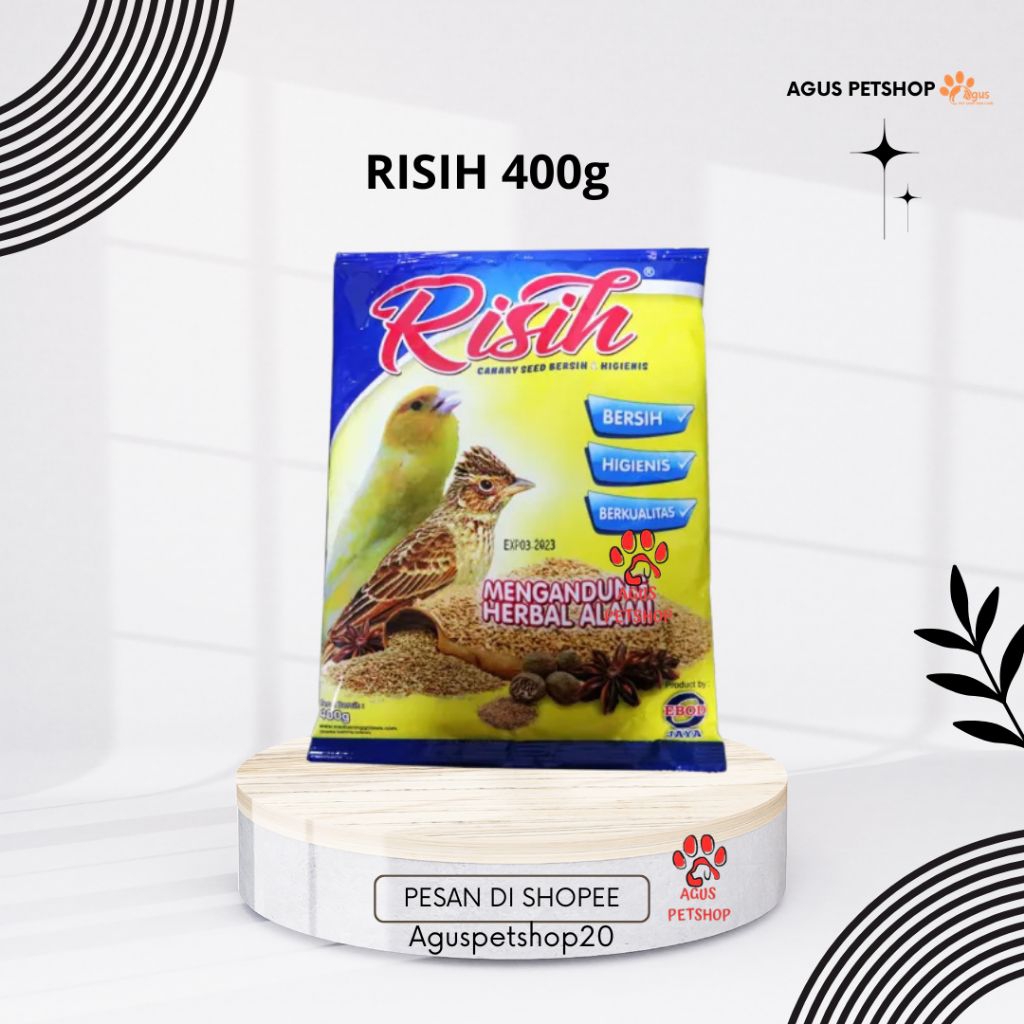 Risih Ebod Jaya Pakan Burung Kenari Branjangan