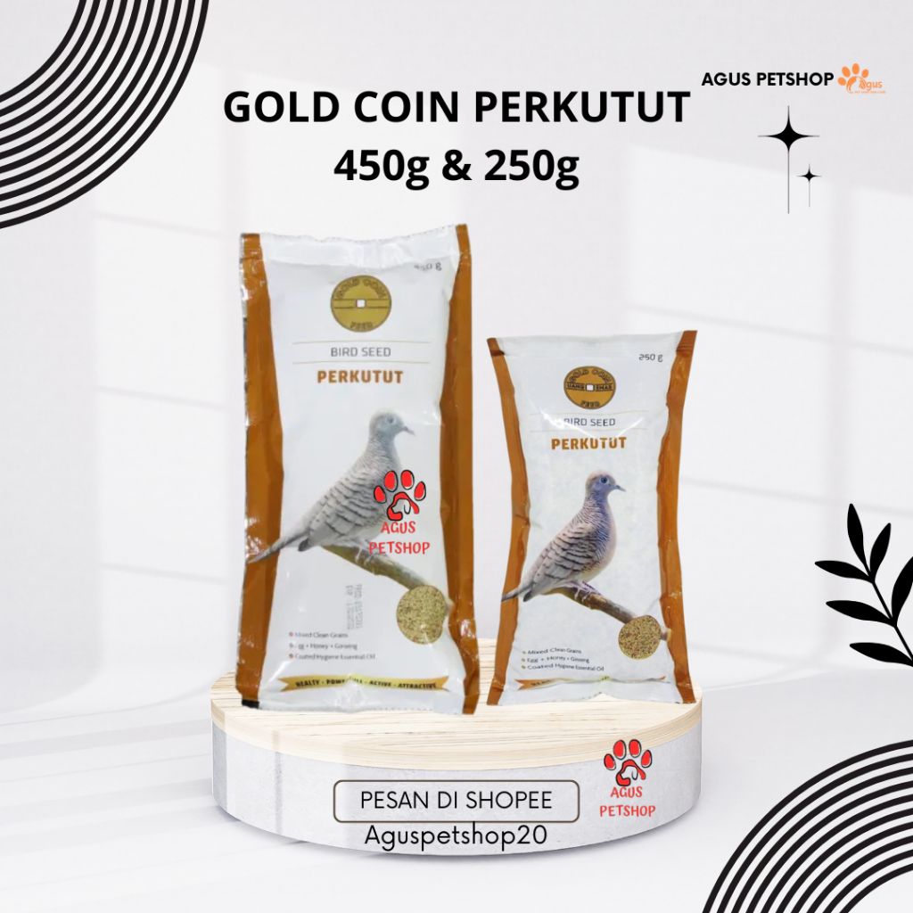 Gold Coin Perkutut Pakan Burung Perkutut