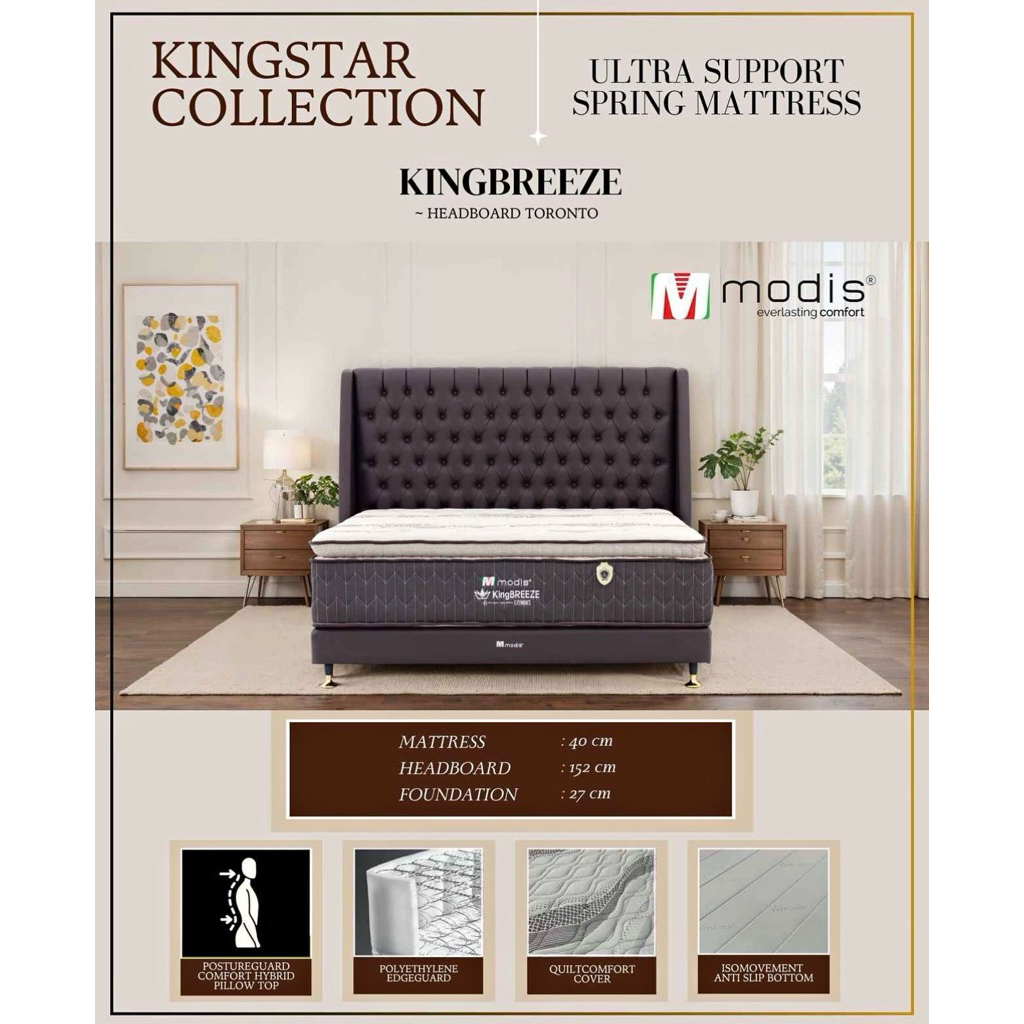 SpringBed Modis Type KingBreeze 180*200