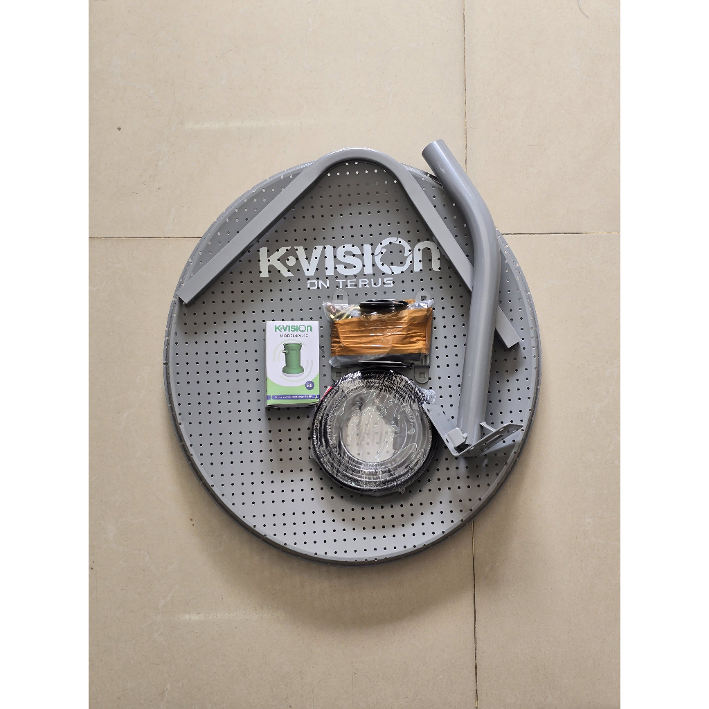 Satu set ODU Dish Antena Parabola Kvision / Nex Parabola KU Band 45 ( TANPA RECEIVER )