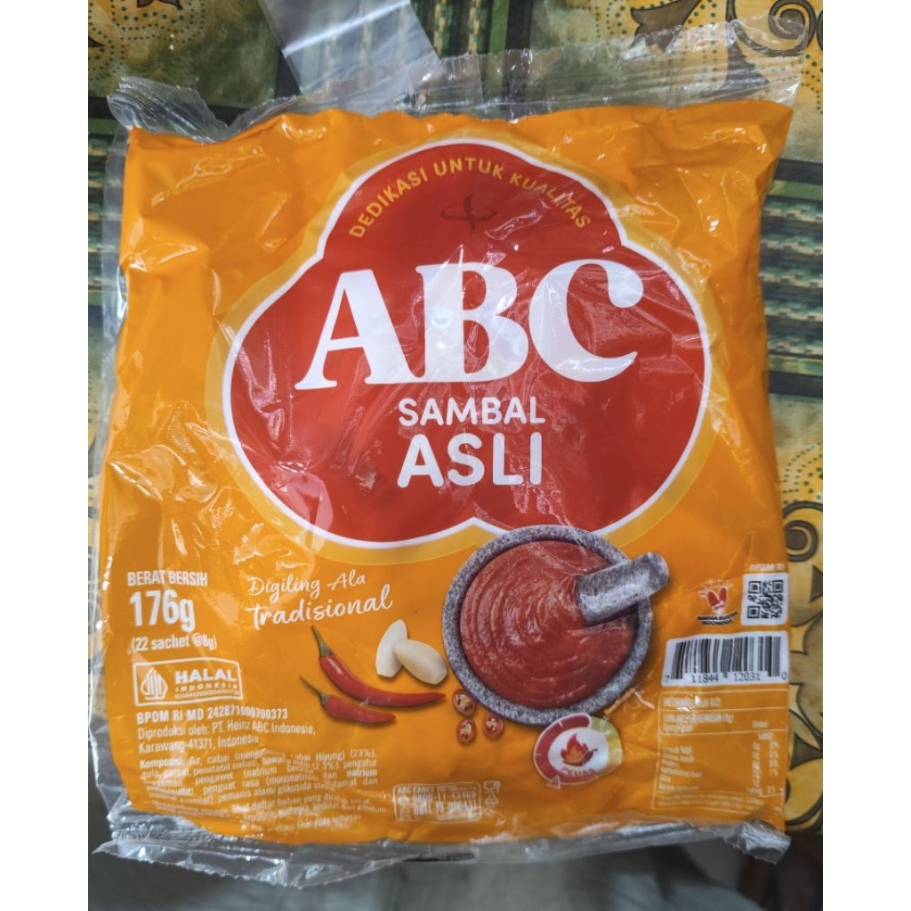 ABC Saus Sambal Asli Stik 176gr