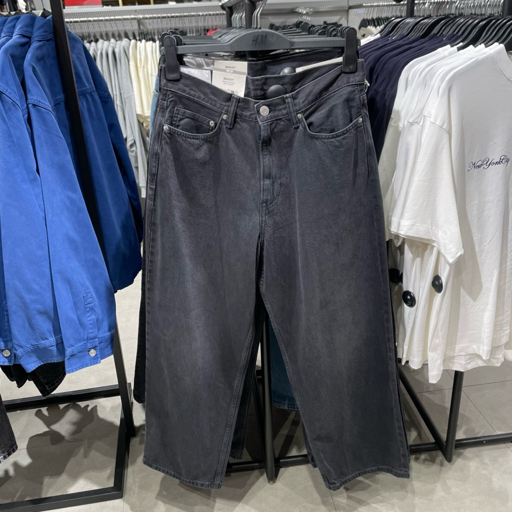 Jeans H&M Man BAGGY black