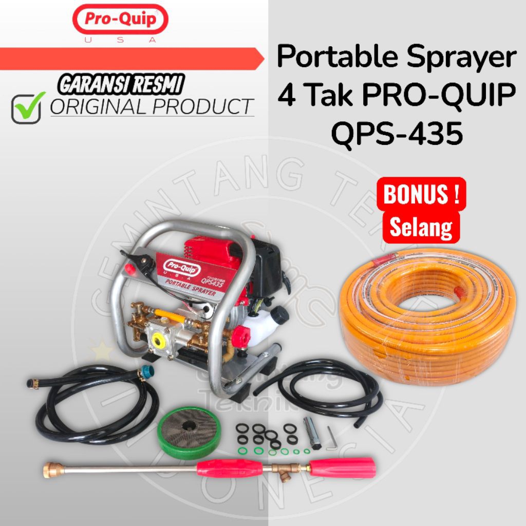 Mesin Sprayer Portable 4 tak PRO-QUIP QPS435 / Mesin Power Sprayer 4 tak PRO-QUIP QPS435 / mesin ste