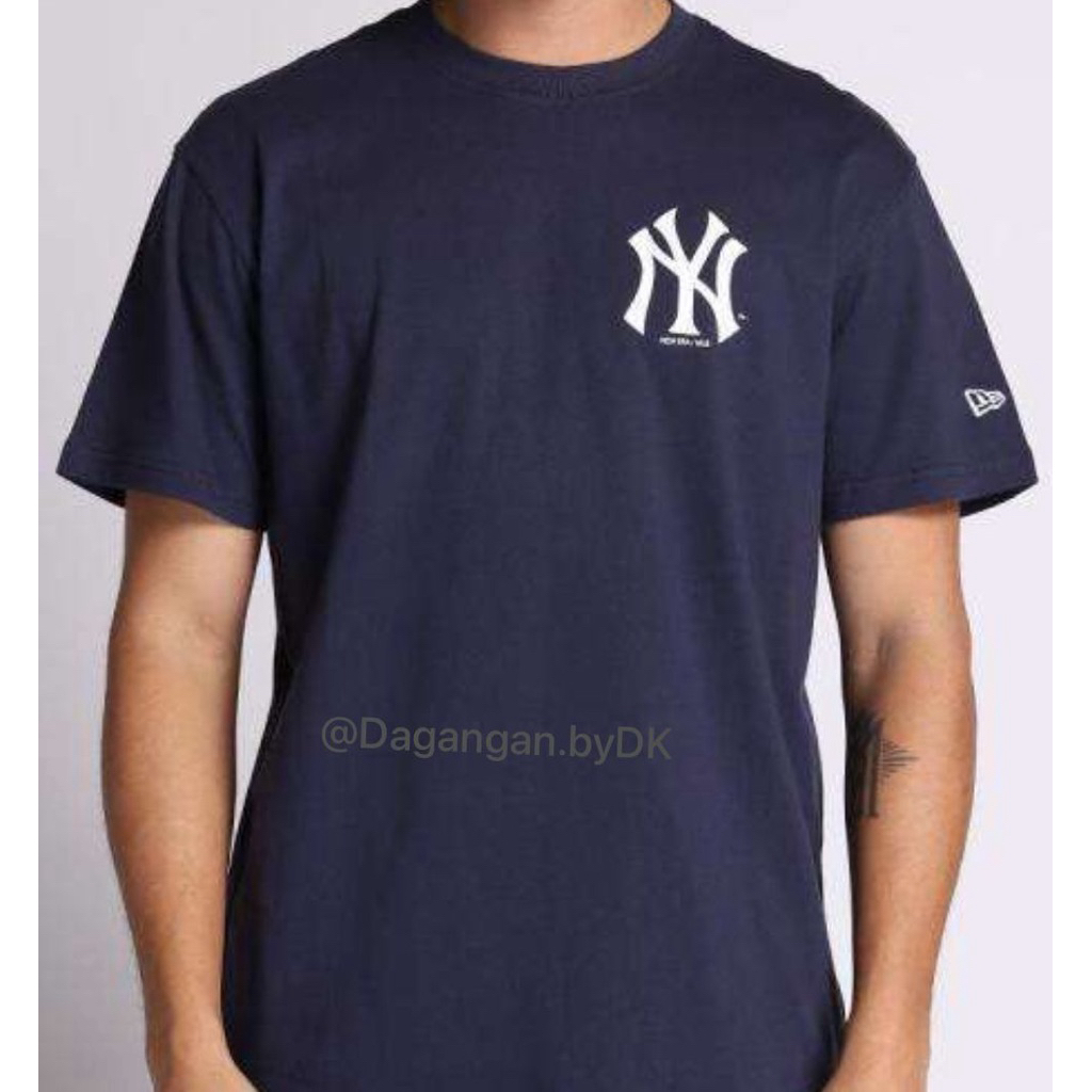 Kaos New*Era NewYork Big Logo Side Original 100% Dark Navy Blue