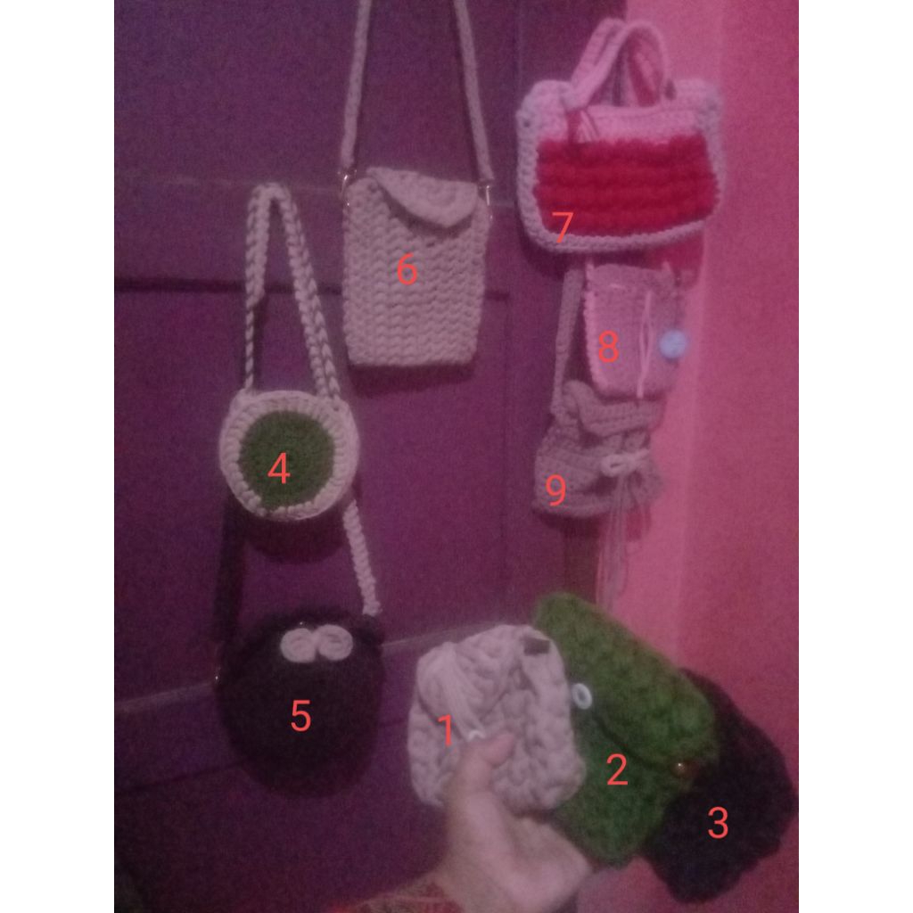 obral dompet dan tas rajut