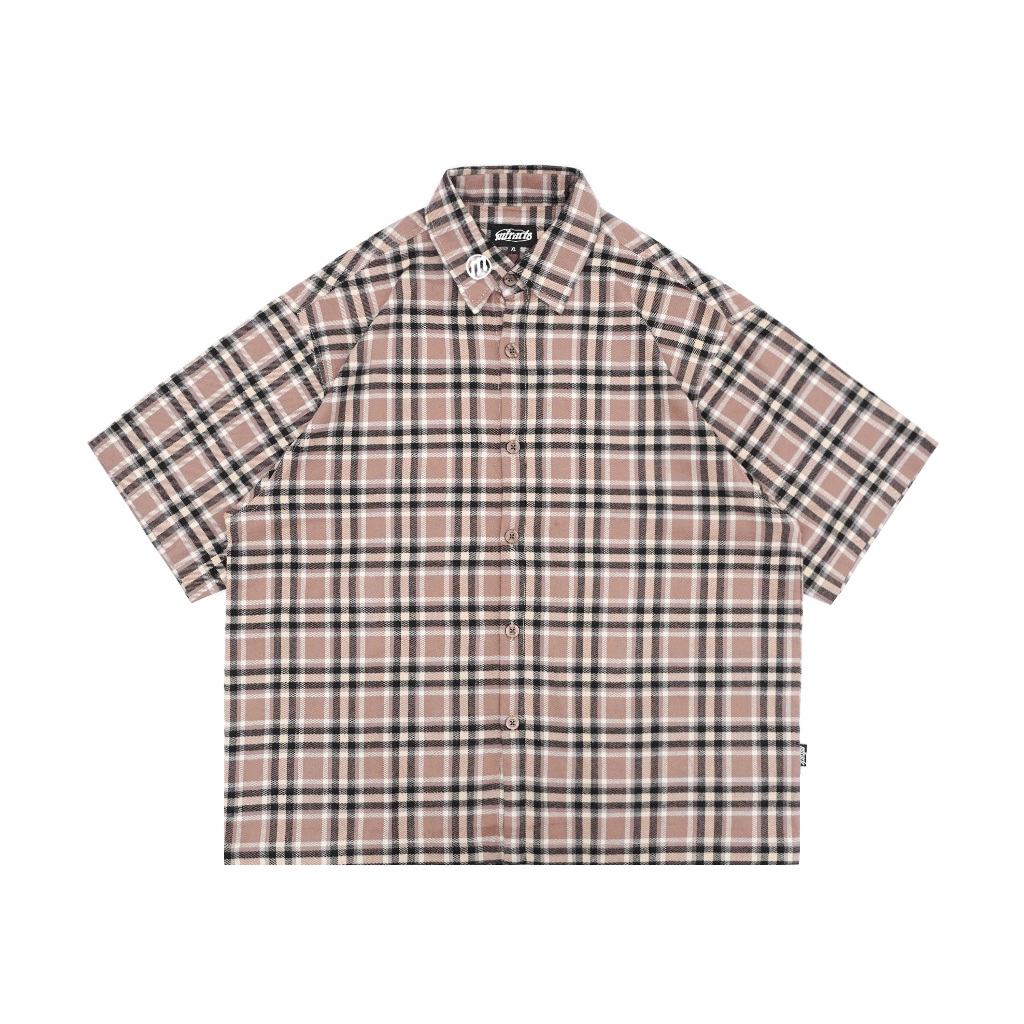 Miracle Mates - Nouses Shirt Shortsleeve I Kemeja Flanel Pria/Wanita Oversized