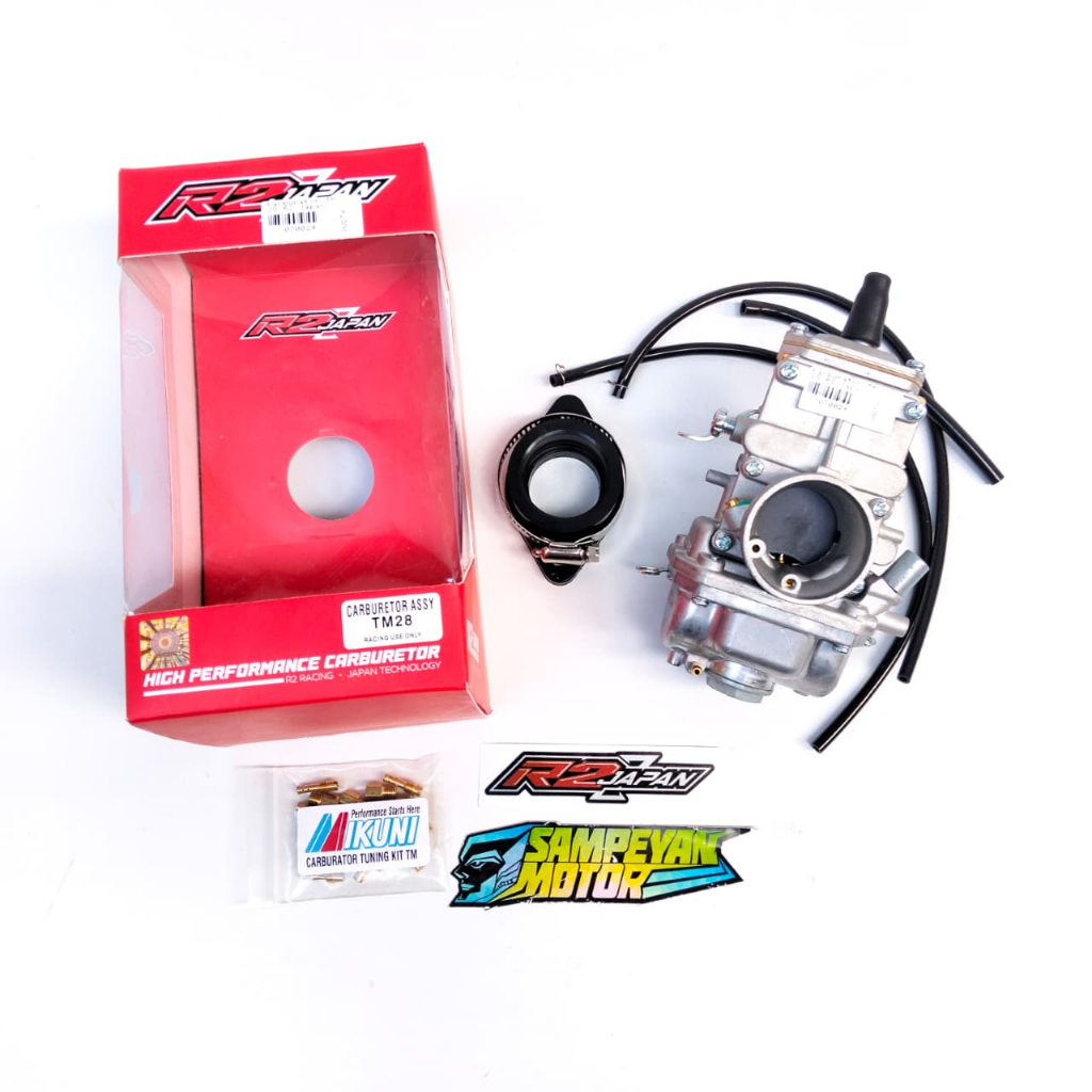 Karbu Karburator Mikuni TM 28 34 Ori Original R2 Japan Racing Coxok Untuk Balap Drag Kompetisi Sleep