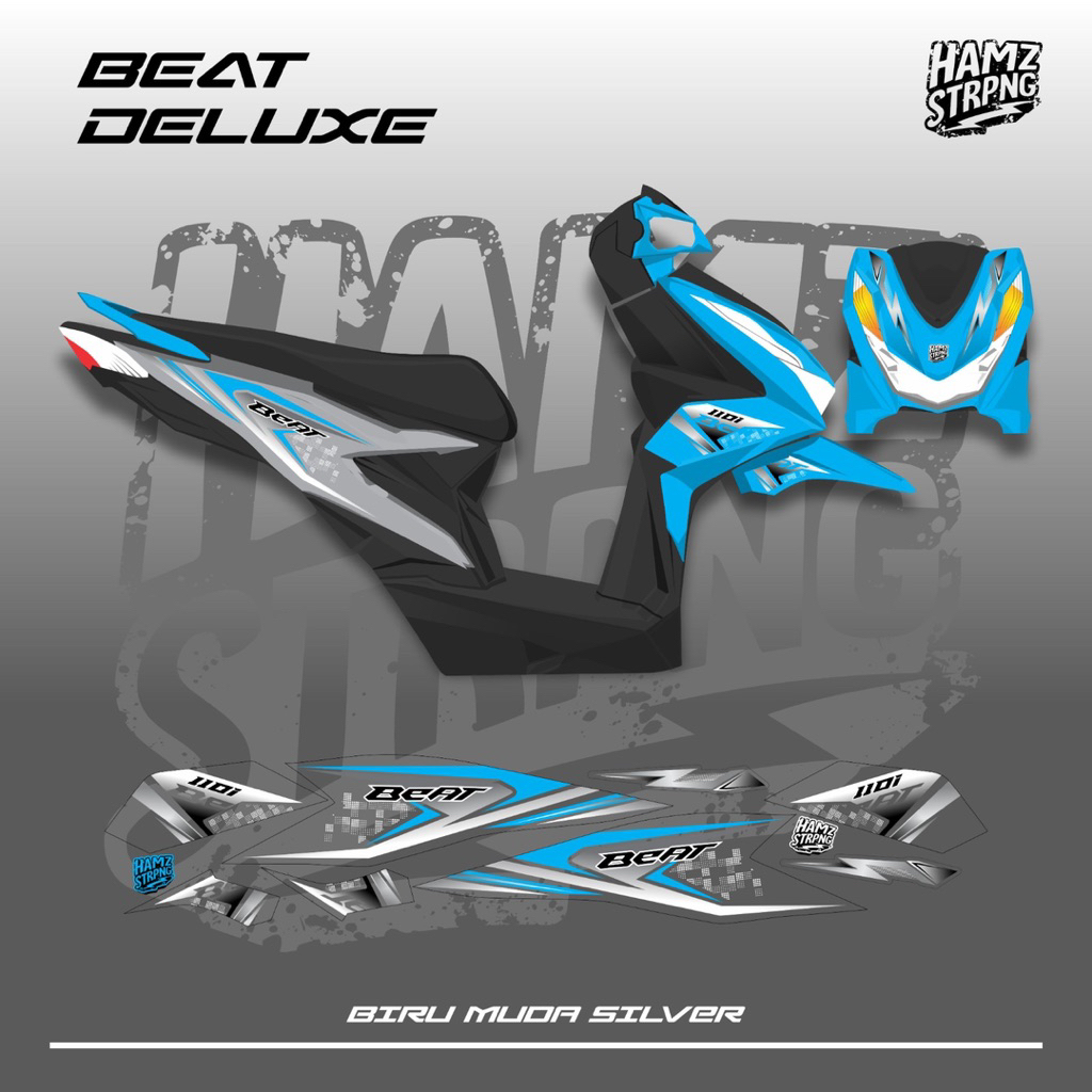 Striping Transparan Beat Deluxe Tribal Vietnam Style Custom