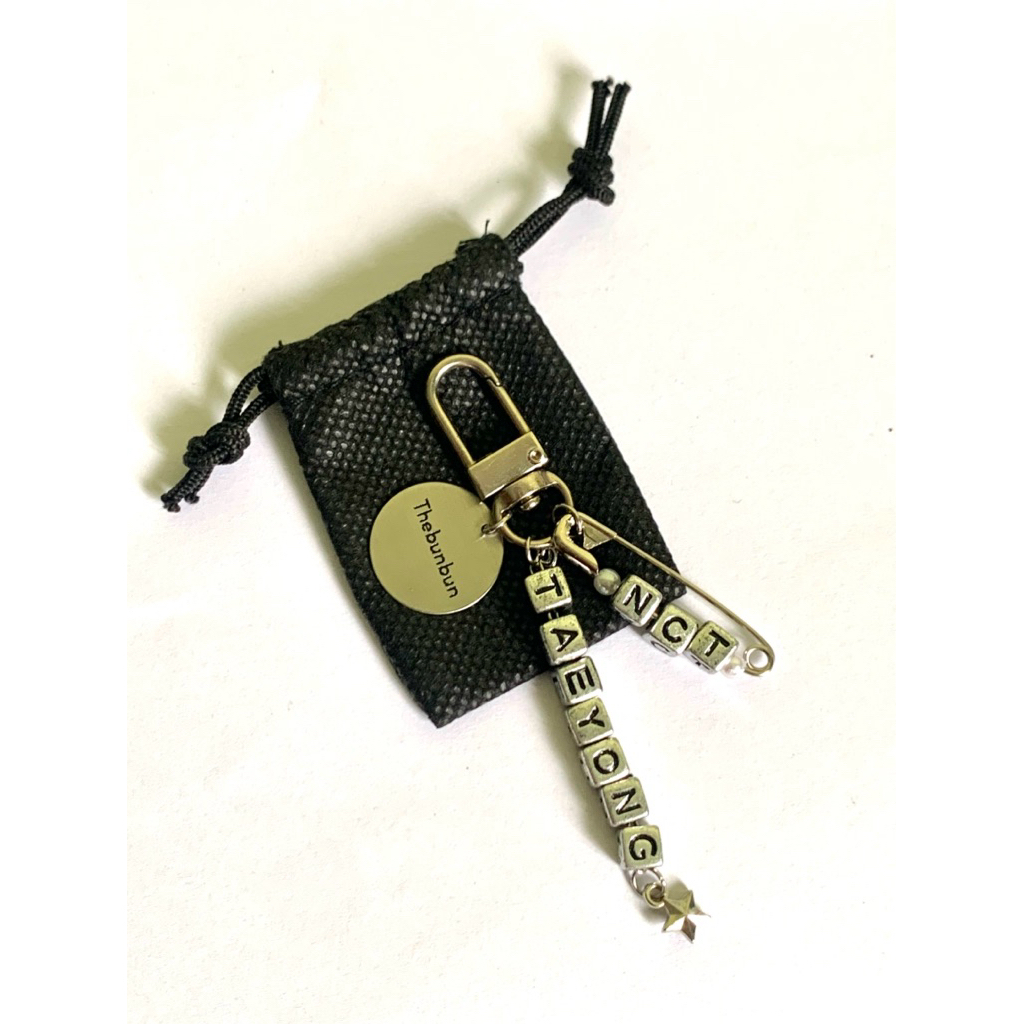 keychain safetypin NCT|gantungan kunci peniti NCT|safetypin keychain NCT