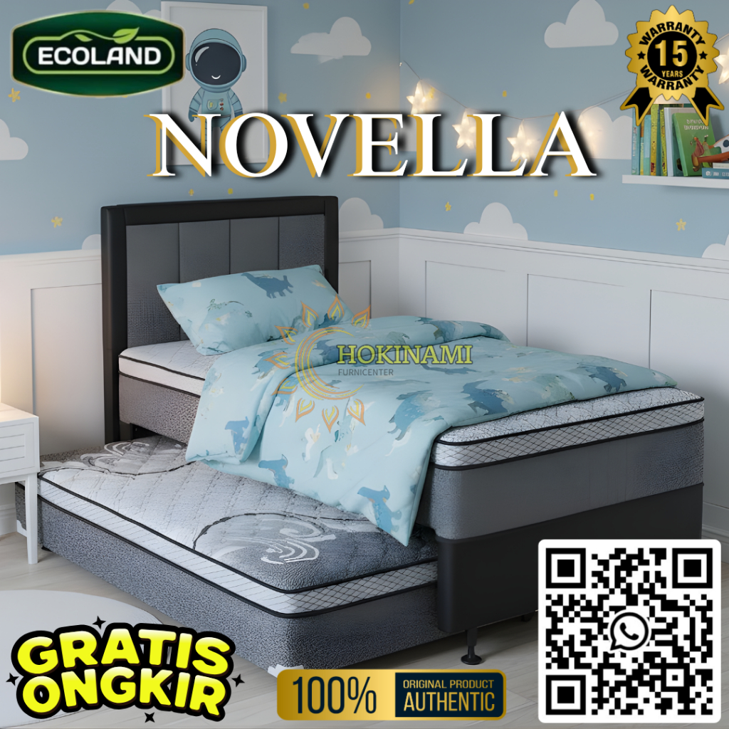 Ecoland Springbed 2 in 1 (sorong) Novella