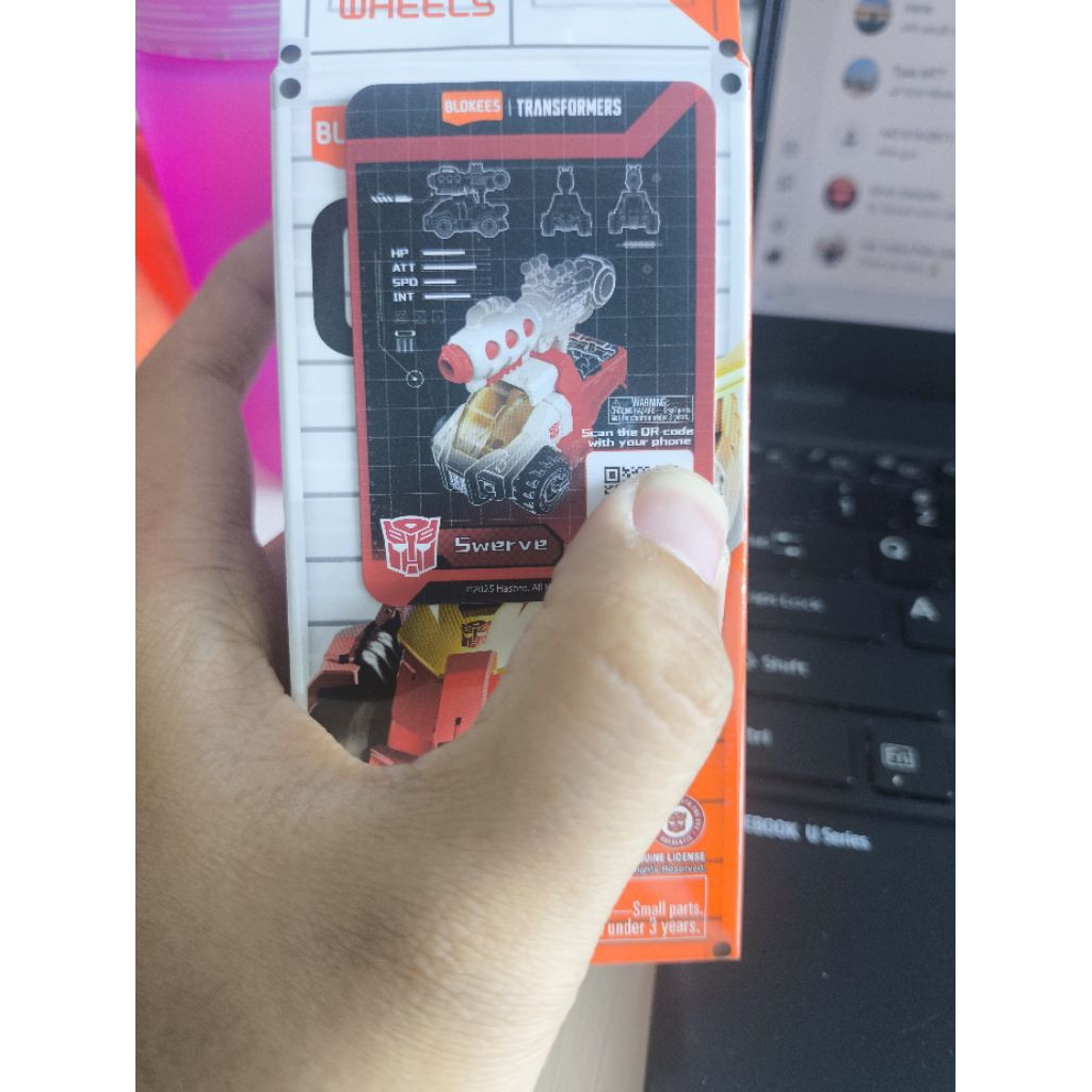 Blokees Wheels Transformer Vol. 01 Belum Rakit - swerve OFC