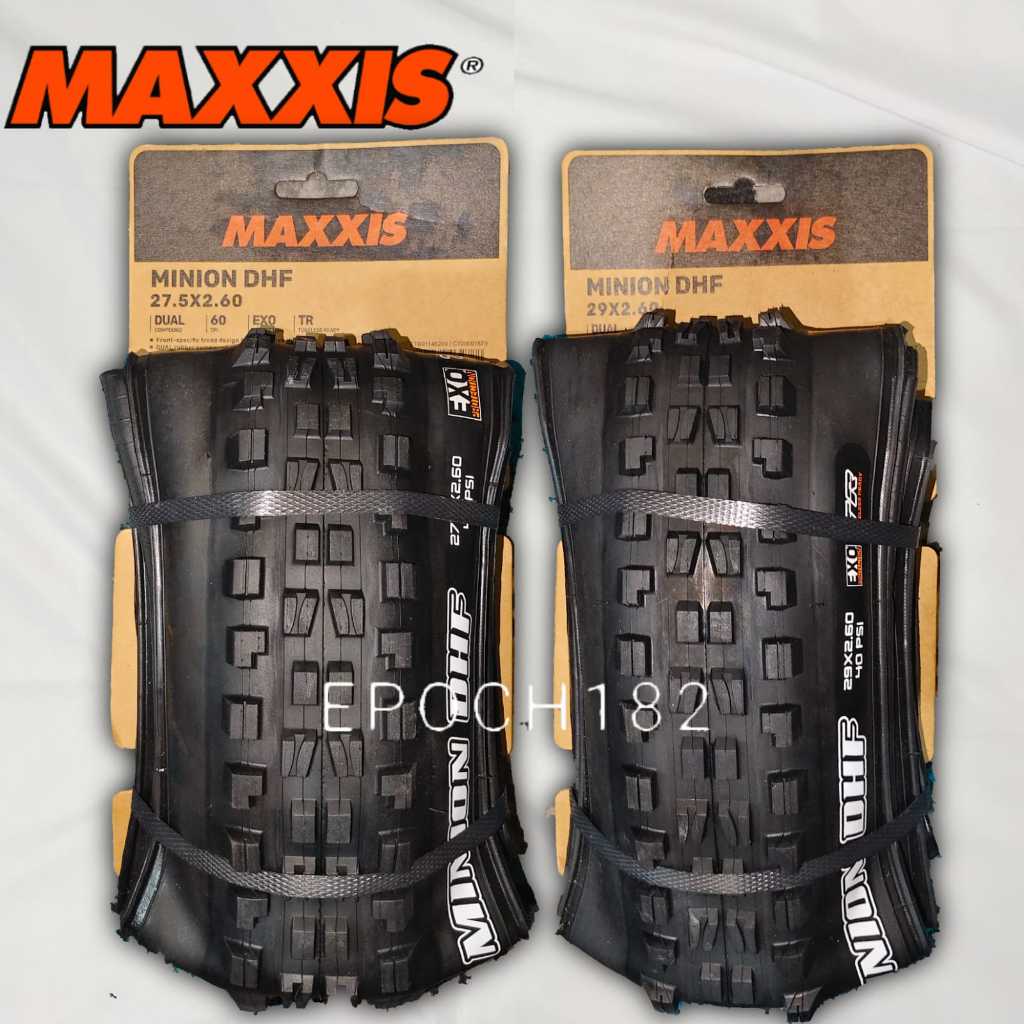 Ban Luar Sepeda Maxxis Minion DHF 26 x 2.60, 27.5 x 2.60 & 29 x 2.60 WT EXO TR Kevlar