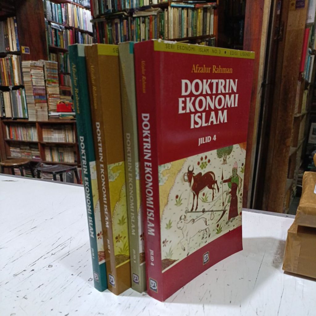 Buku Doktrin Ekonomi Islam Jilid 1,2,3,4 - Afzalur Rahman ( Original )