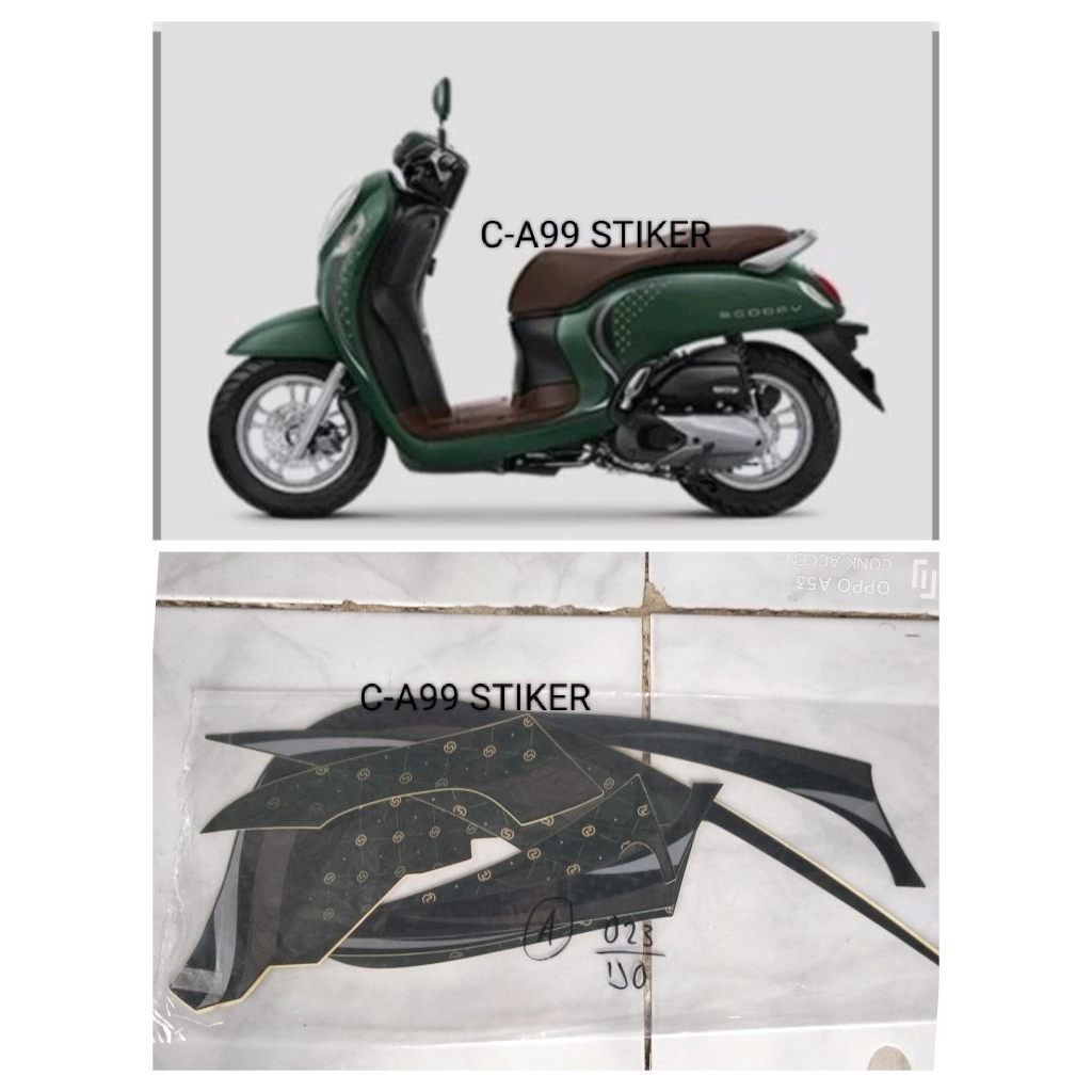 striping original Scoopy 2023/24 hijau dof