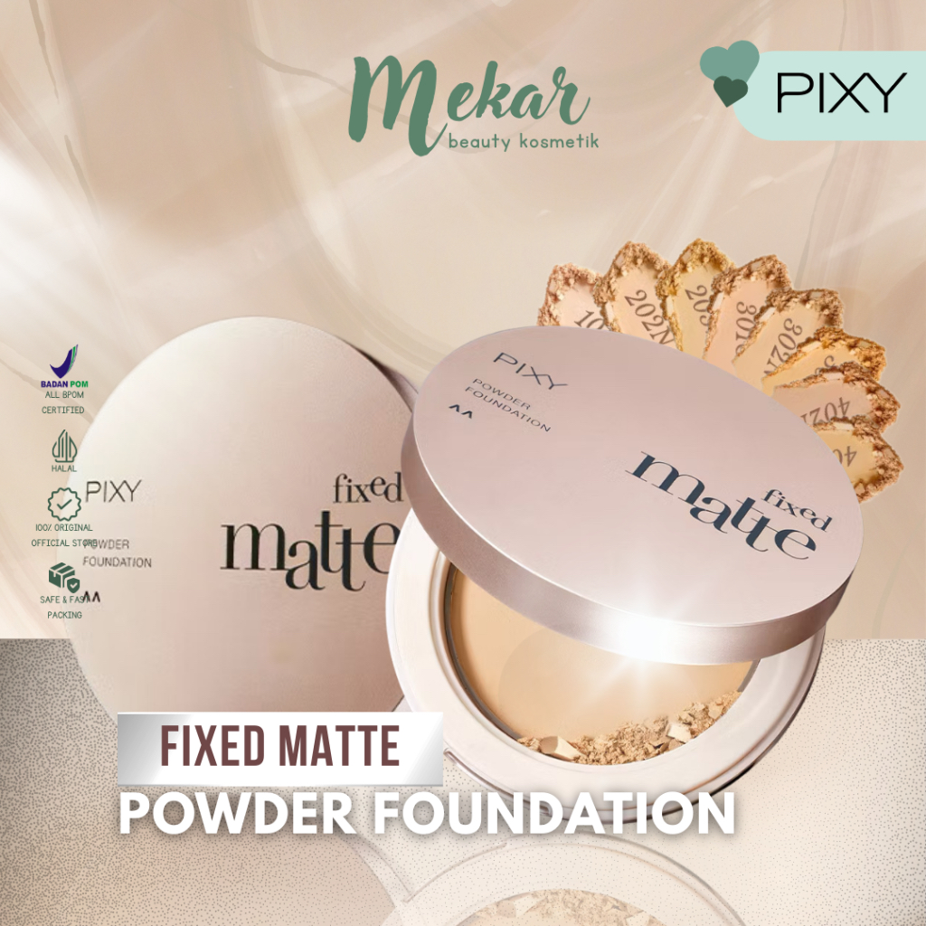 PIXY Fixed Matte Powder Foundation | Bedak Padat Pixy