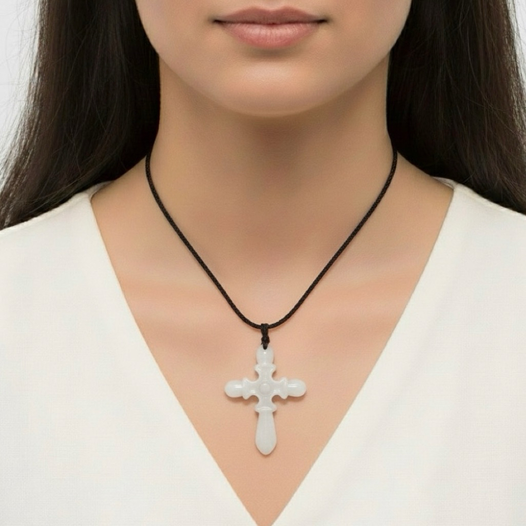 liontin giok salib jade jadeite burma type a