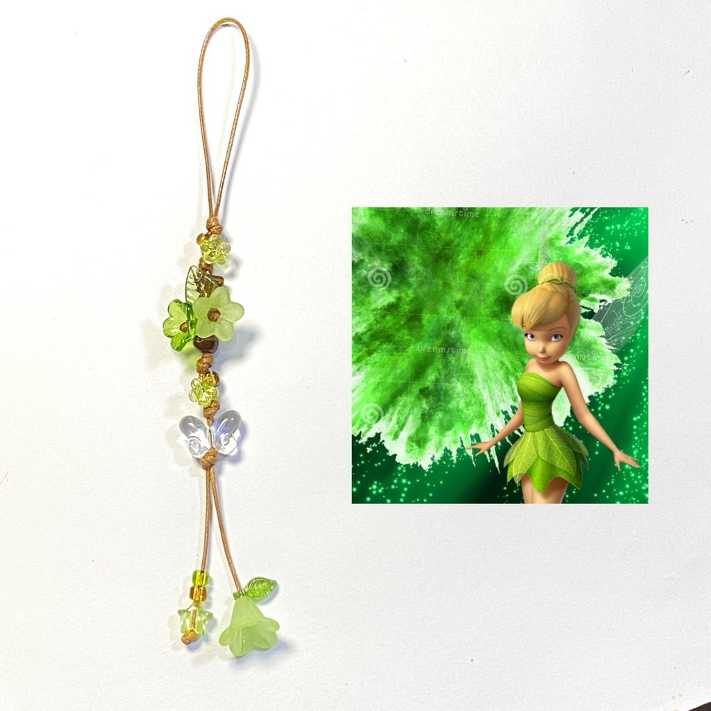 Strap phone Tinkerbell - Gantungan HP tali - byavigalaxy