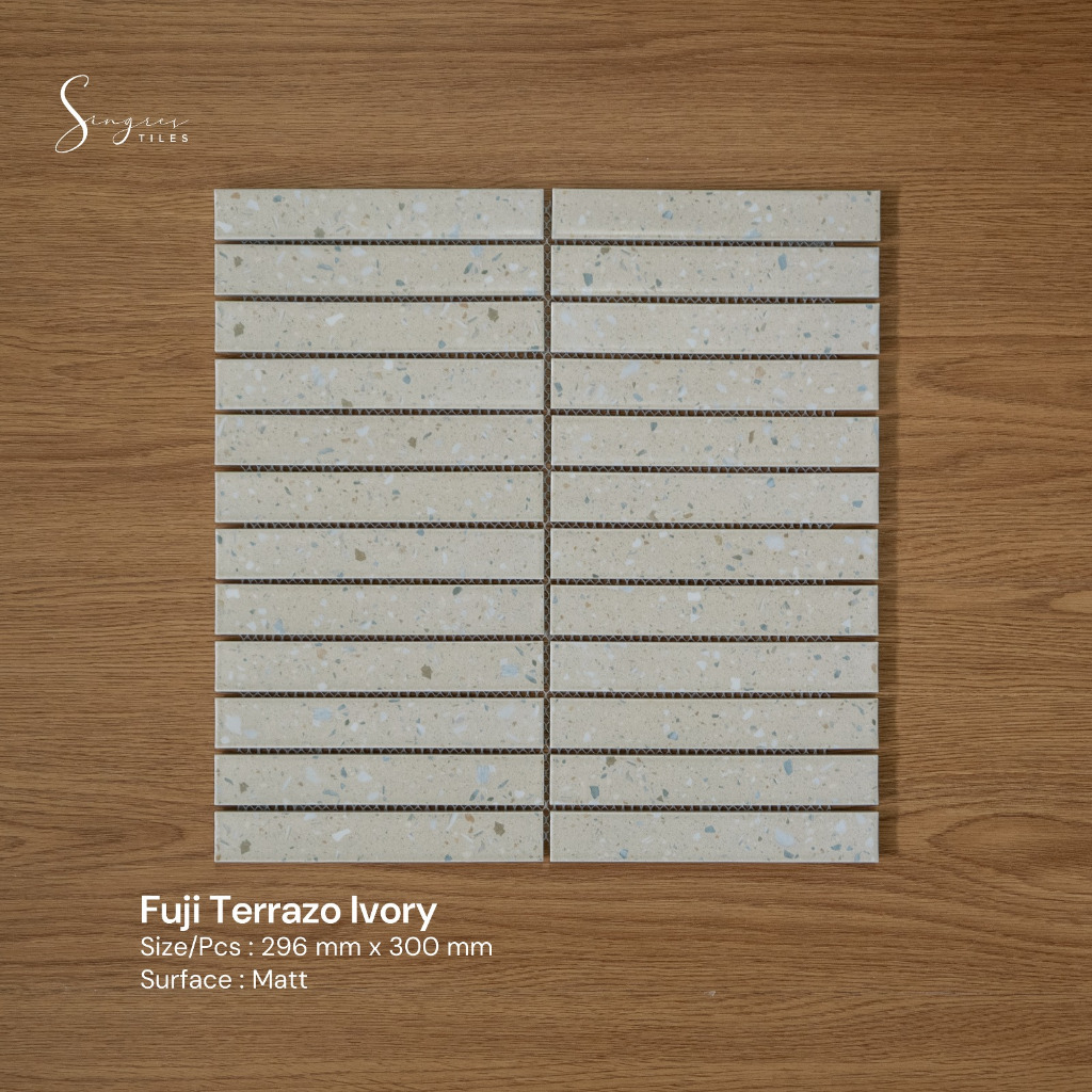 Terrazo Ivory Fuji Mosaic Tiles | Mosaic Keramik