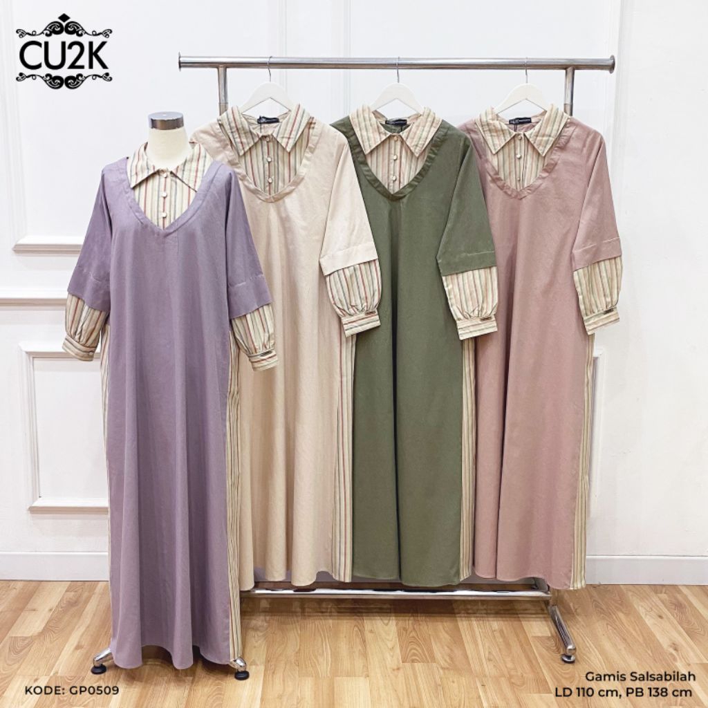 MIDI Dress & Gamis Salsabila Katun Haruka CU2K