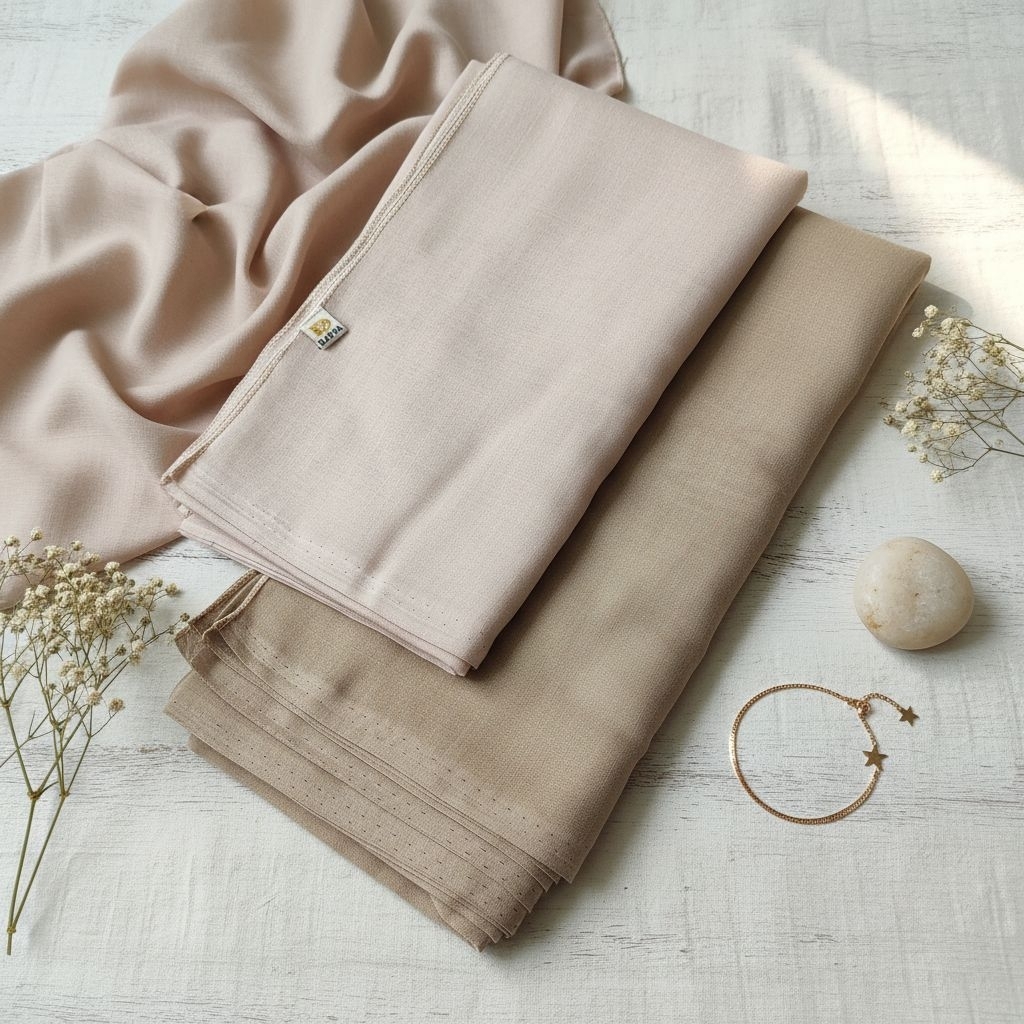 Hijab Basic Segi Empat Katun Paris Polos 110x110 - Jilbab Daily NYAMAN DAN MUDAH DIATUR by DASYA