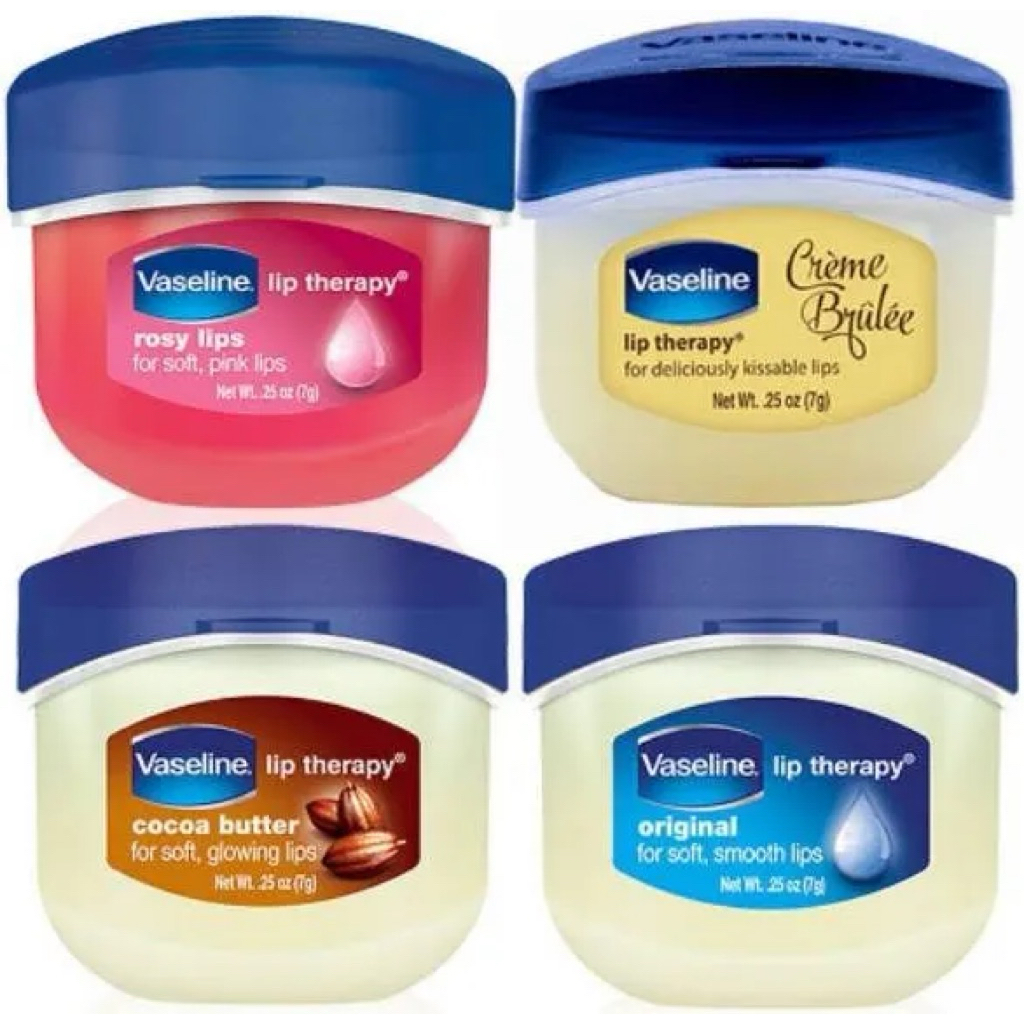 Vaseline Lip Therapy Mini, Pelembap Bibir (kering,pecah pecah dan bibir gelap)