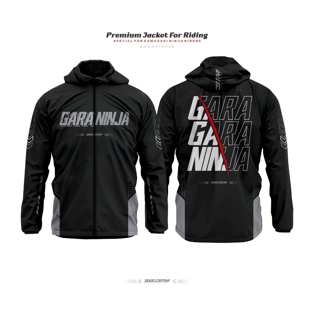 Jaket Motor Kawasaki Ninja Premium Untuk Riding Touring Sunmori 2Stroke 4Stroke