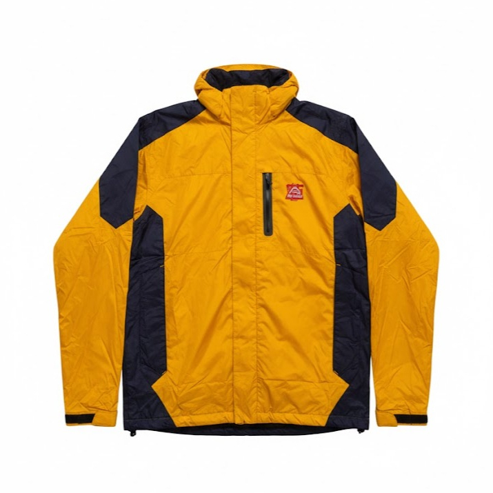 Jaket Outdoor Avtech 0578 Hoodie Waterproof Windproof Gunung Hiking Trekking Kuning Hitam