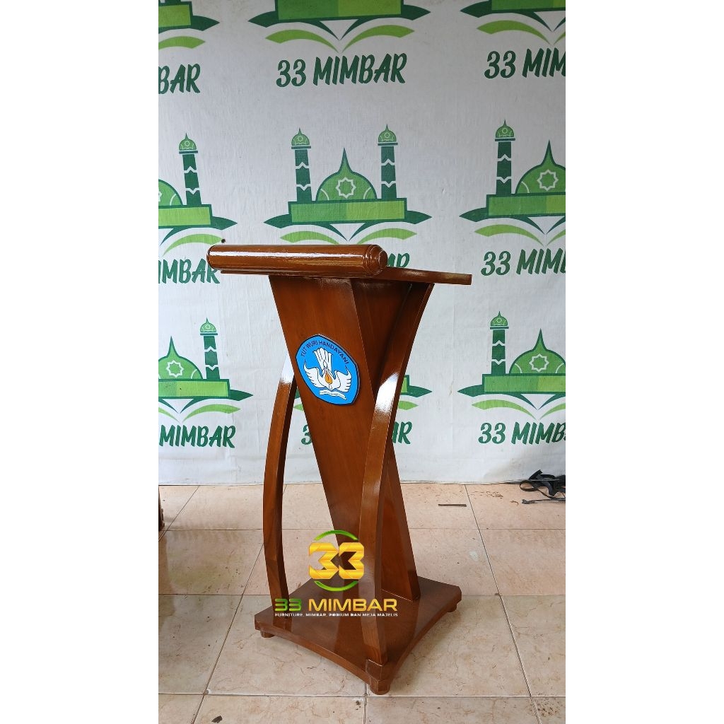 mimbar podium jati - podium mimbar