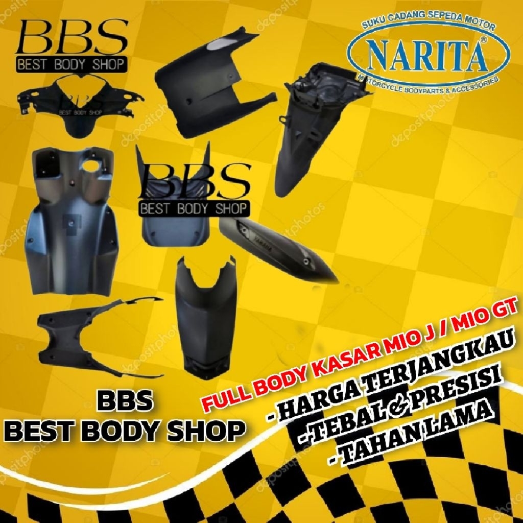 Cover Body Kasar Yamaha Mio GT | Bodi Kasar Mio j