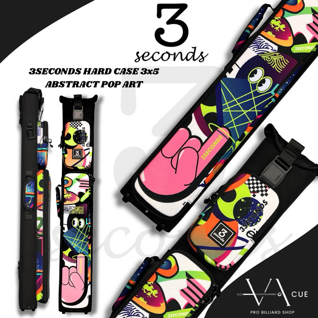 CUE CASE 3 Seconds 3x5 - HARD CUE CASE