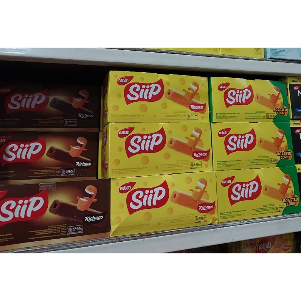 siip richeese nabati wafer 1 box | siip richeese nabati 1 box