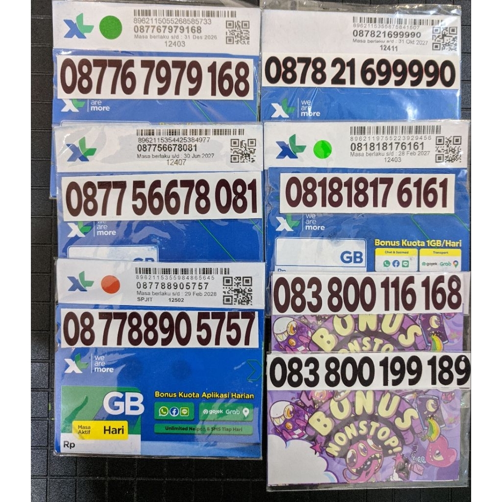 NOMOR CANTIK XL Dan Axis HOKI