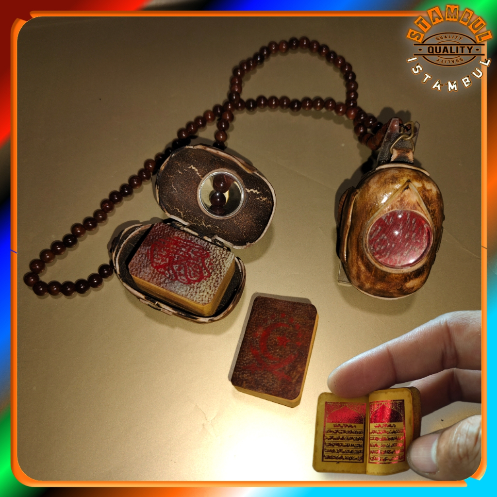 (BISA COD) Stambul AL Qur'an kecil tinta warna merah model pingul